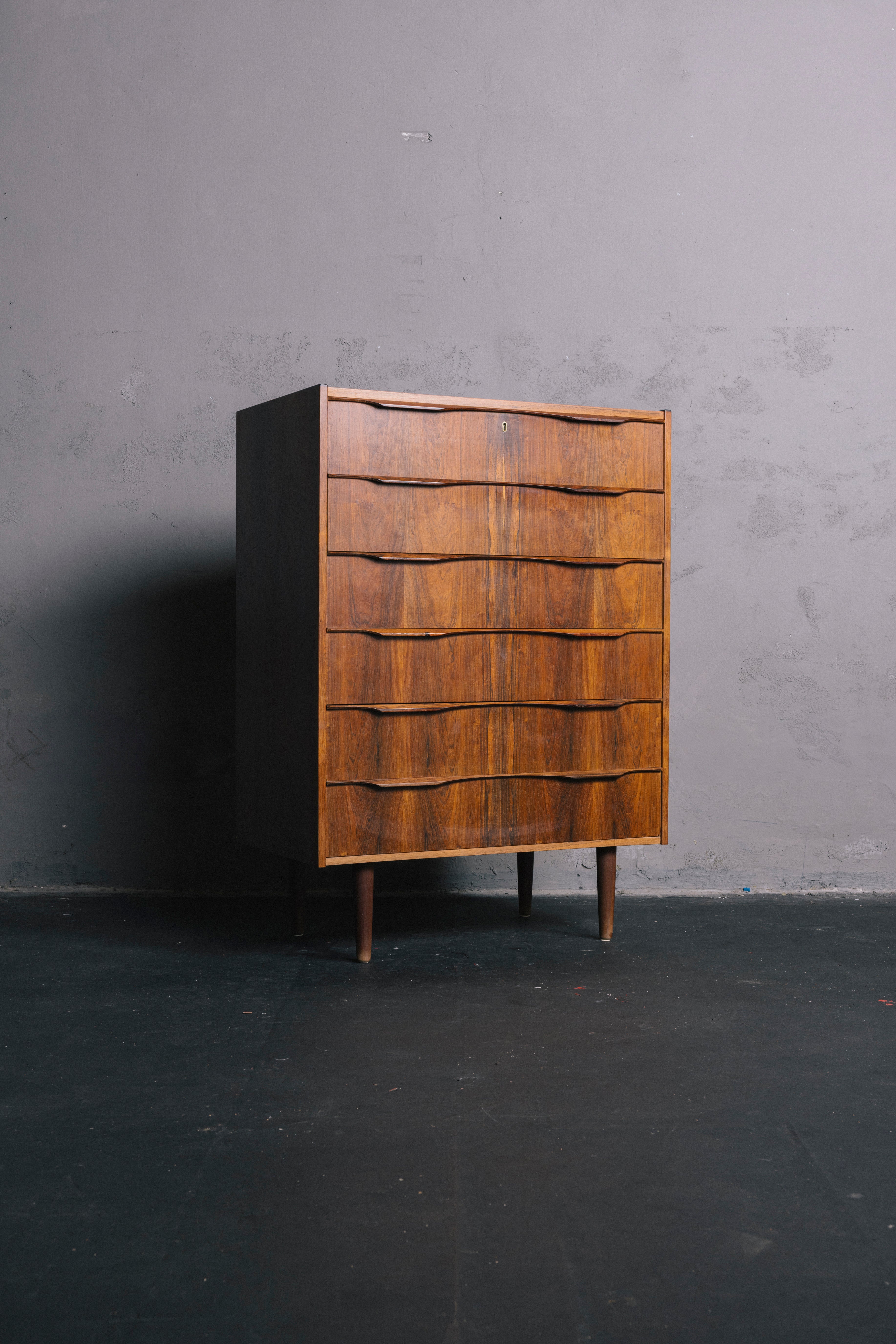 Danish Rosewood Chest of Drawers by Trekanten