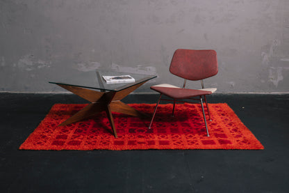 1970s abstract modern wool rug by Desso, Netherlands