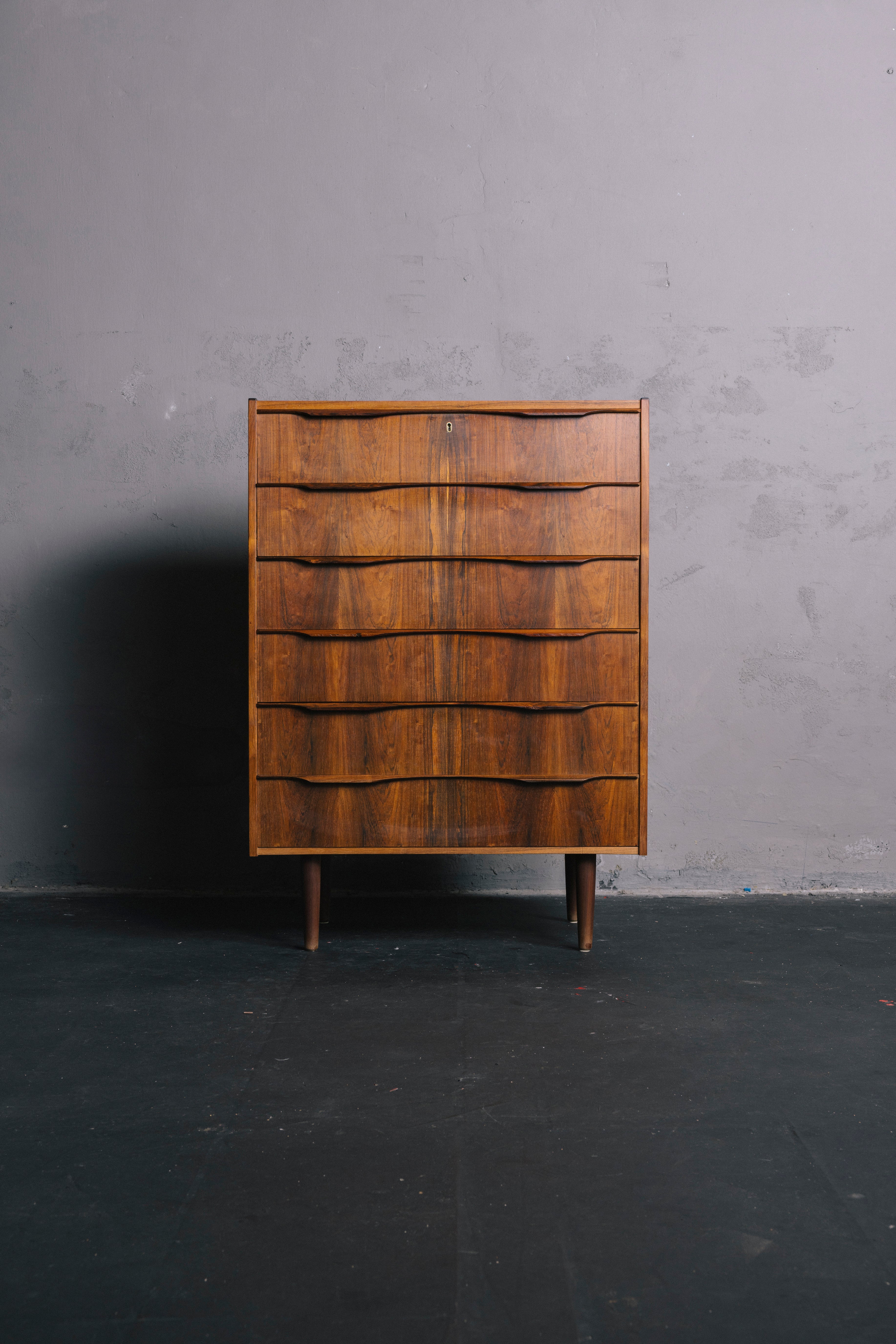 Danish Rosewood Chest of Drawers by Trekanten
